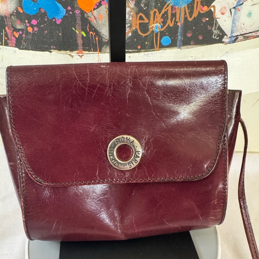 Sorpresa! Made in Italy Genuine Leather Vintage Crossbody - Picture 4 of 16